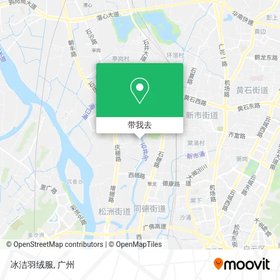 冰洁羽绒服地图