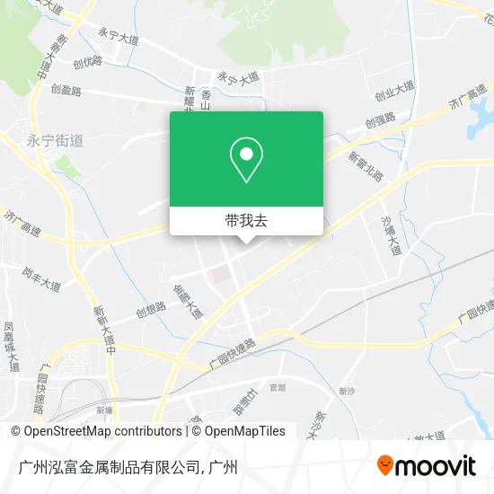 广州泓富金属制品有限公司地图