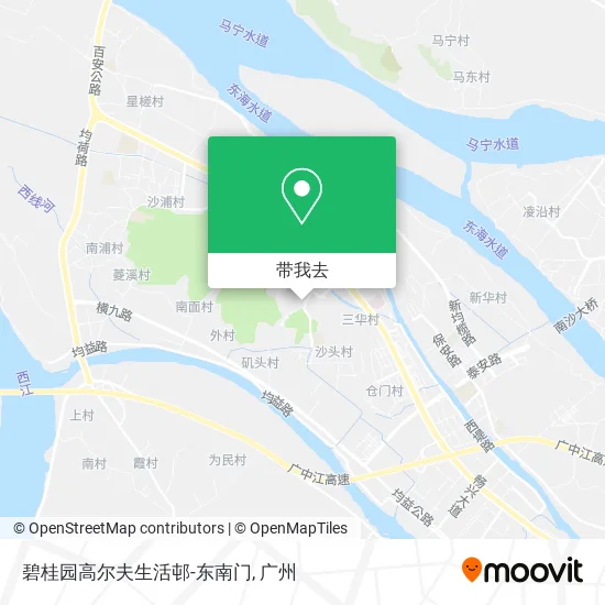 碧桂园高尔夫生活邨-东南门地图