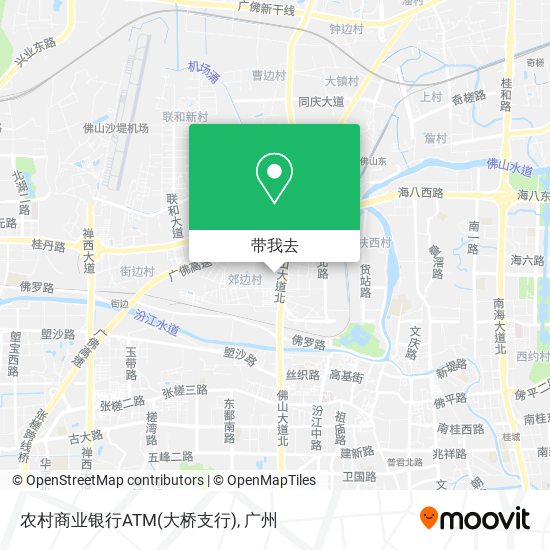 农村商业银行ATM(大桥支行)地图
