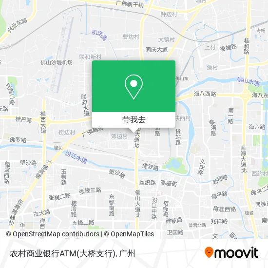 农村商业银行ATM(大桥支行)地图
