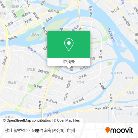 佛山智桥企业管理咨询有限公司地图