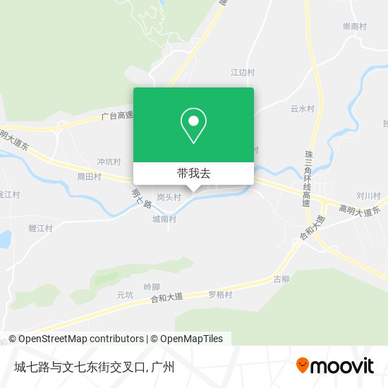 城七路与文七东街交叉口地图