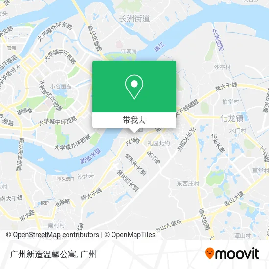 广州新造温馨公寓地图