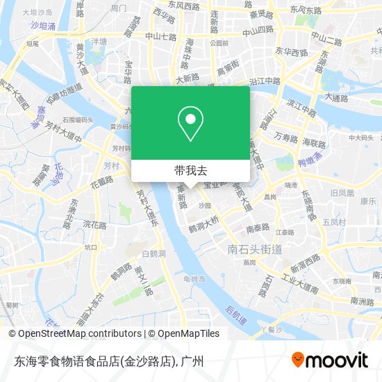 东海零食物语食品店(金沙路店)地图
