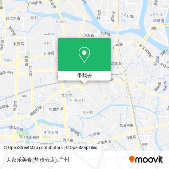 大家乐美食(盐步分店)地图