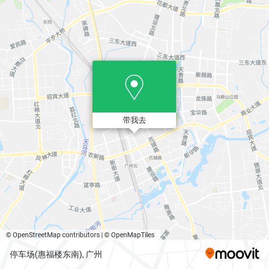 停车场(惠福楼东南)地图