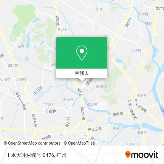 里水大冲村编号:0476地图