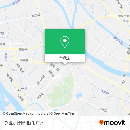 兴业步行街-北门地图