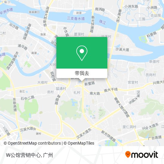 W公馆营销中心地图