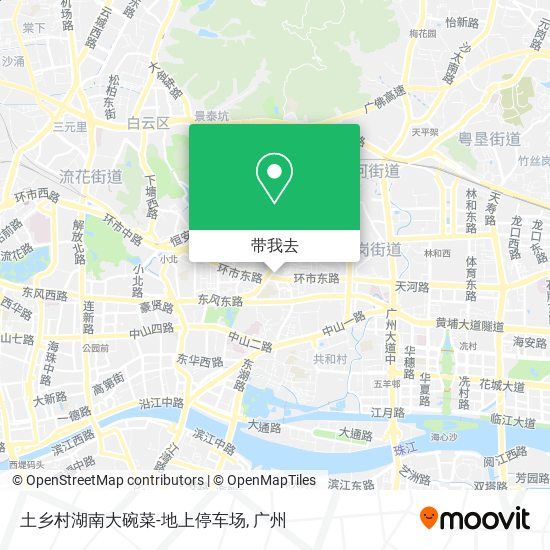 土乡村湖南大碗菜-地上停车场地图
