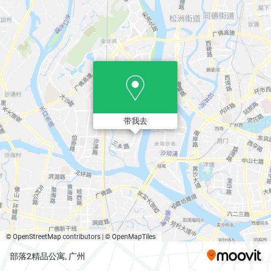 部落2精品公寓地图