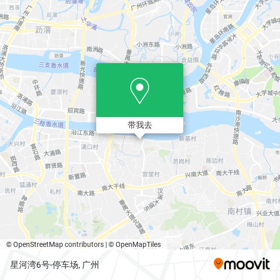 星河湾6号-停车场地图