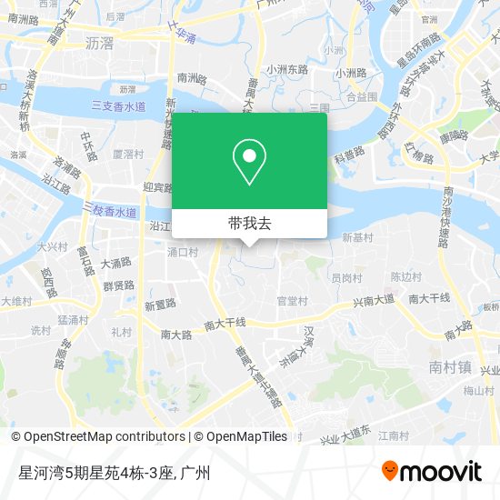 星河湾5期星苑4栋-3座地图