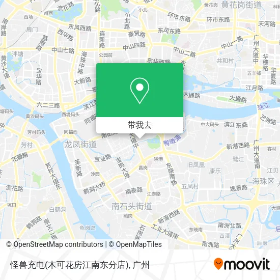 怪兽充电(木可花房江南东分店)地图