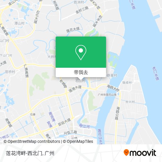 莲花湾畔-西北门地图