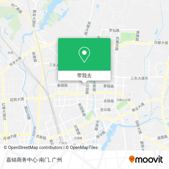 嘉锦商务中心-南门地图