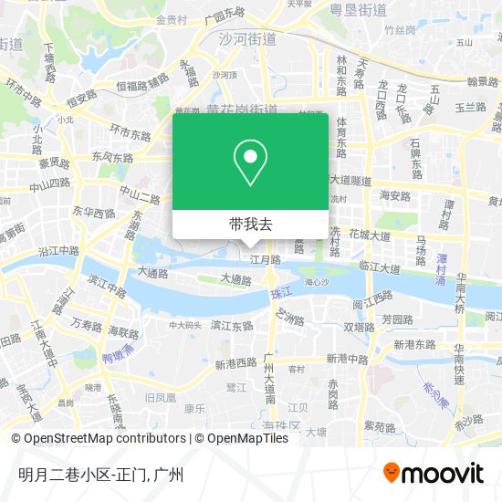 明月二巷小区-正门地图
