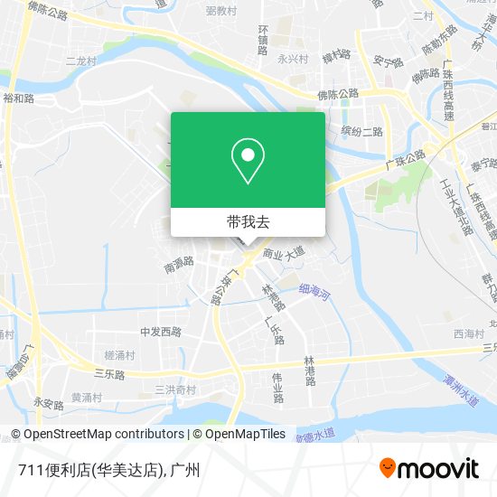 711便利店(华美达店)地图