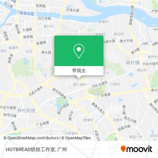 HOTBREAD烘焙工作室地图