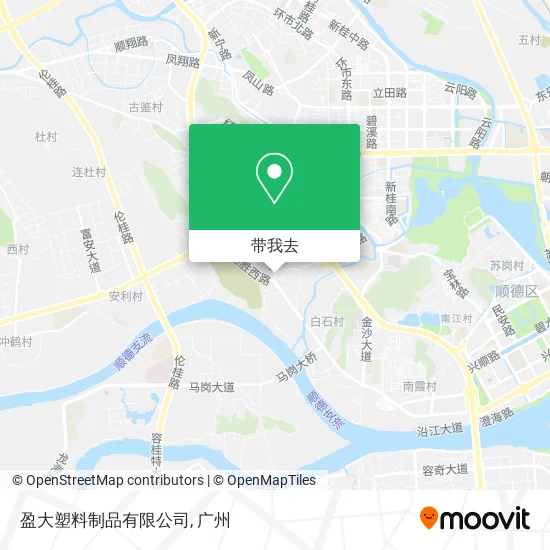 盈大塑料制品有限公司地图