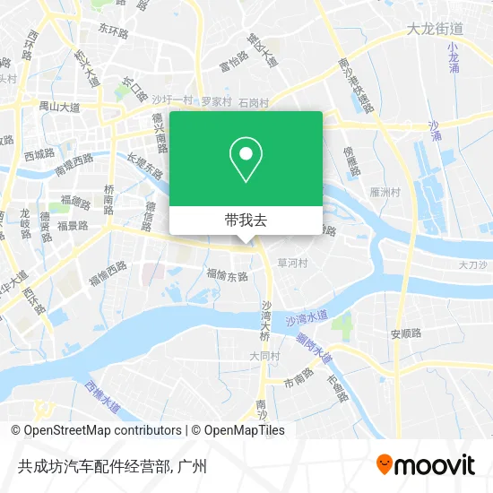 共成坊汽车配件经营部地图