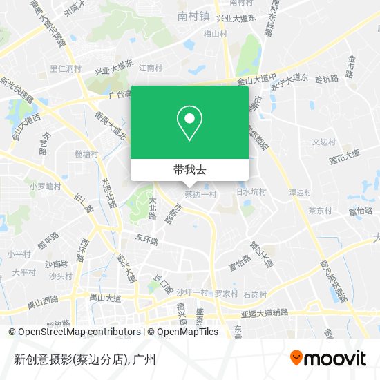 新创意摄影(蔡边分店)地图