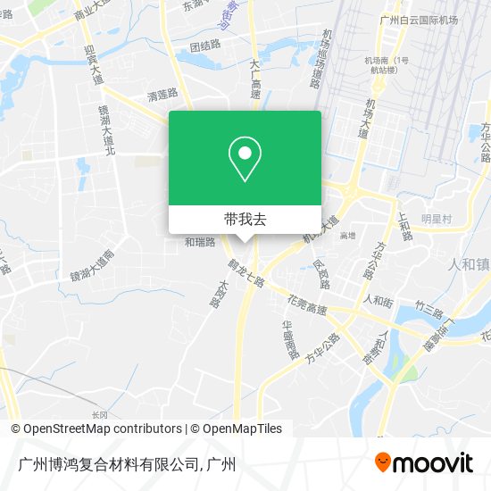 广州博鸿复合材料有限公司地图