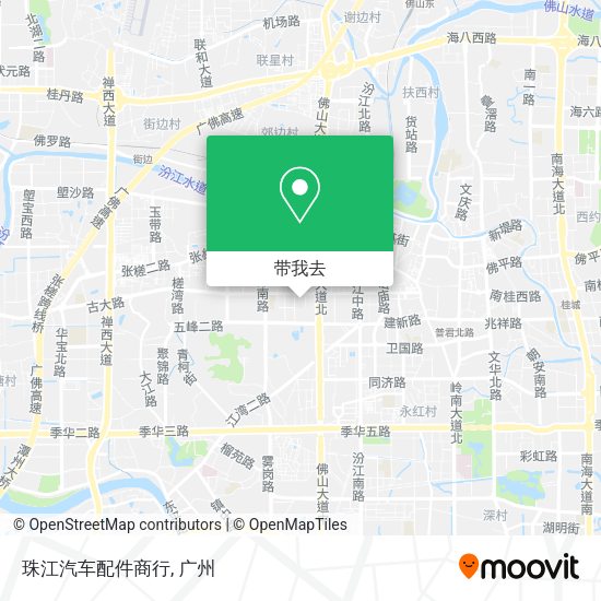 珠江汽车配件商行地图
