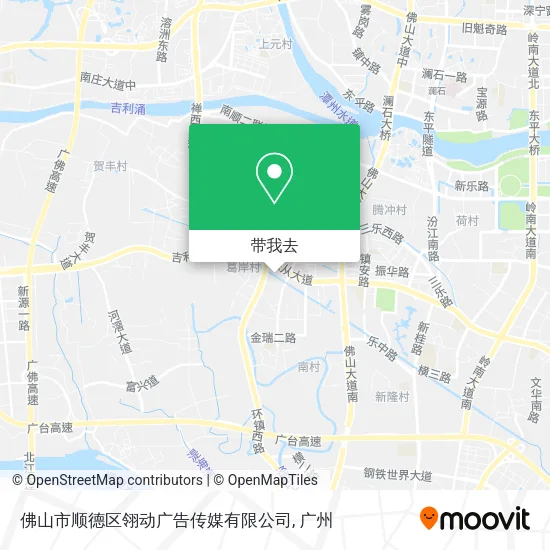 佛山市顺德区翎动广告传媒有限公司地图