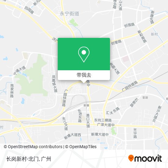 长岗新村-北门地图