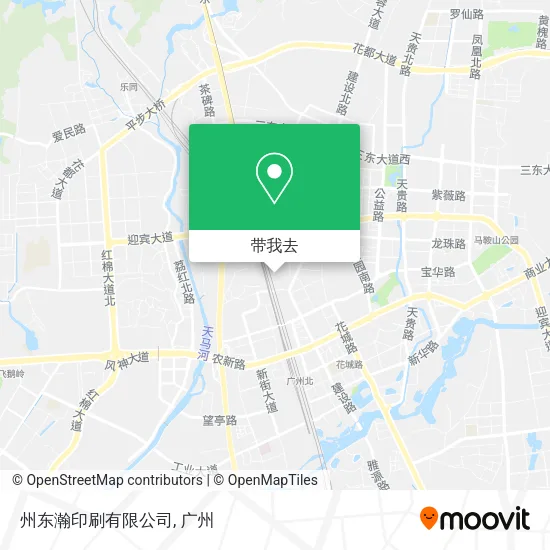 州东瀚印刷有限公司地图