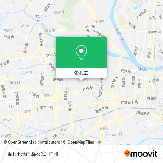 佛山平地电梯公寓地图