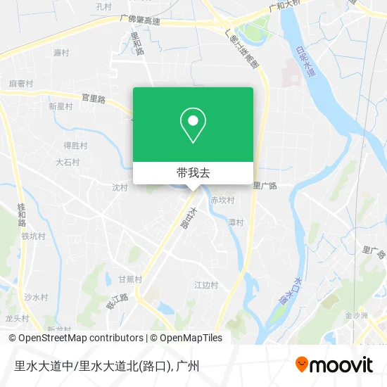 里水大道中/里水大道北(路口)地图