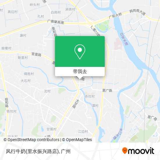 风行牛奶(里水振兴路店)地图