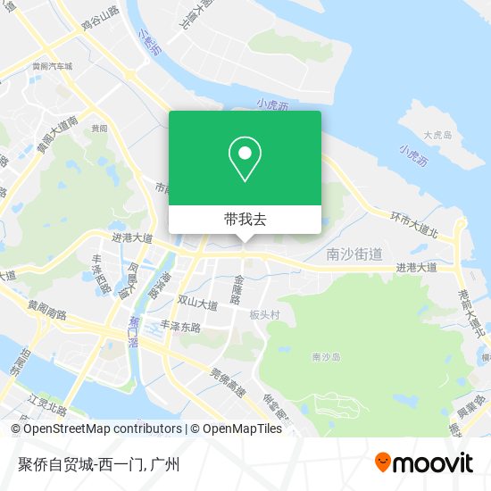 聚侨自贸城-西一门地图