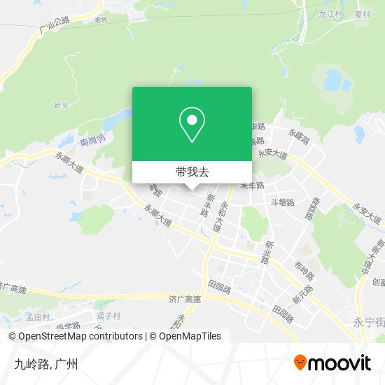 九岭路地图