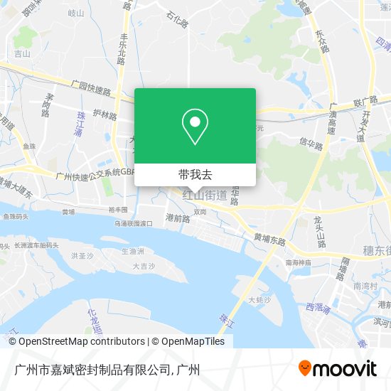 广州市嘉斌密封制品有限公司地图