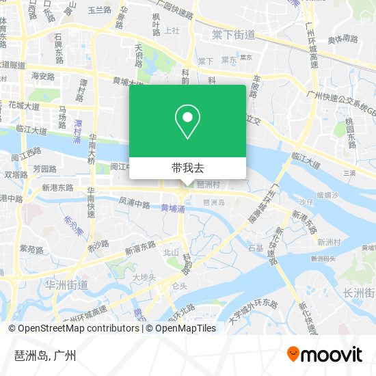 琶洲岛地图