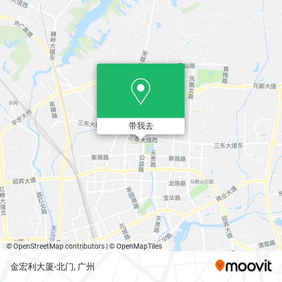 金宏利大厦-北门地图
