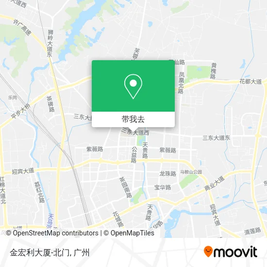 金宏利大厦-北门地图