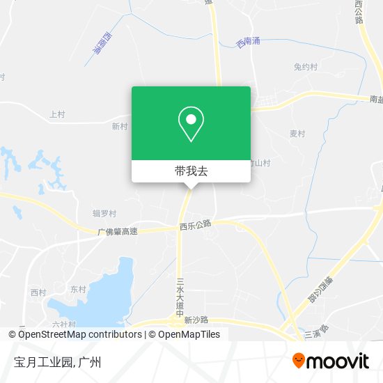 宝月工业园地图