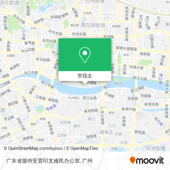 广东省接待安置印支难民办公室地图