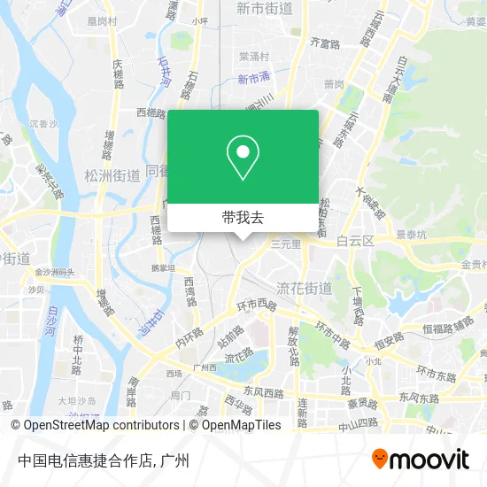 中国电信惠捷合作店地图