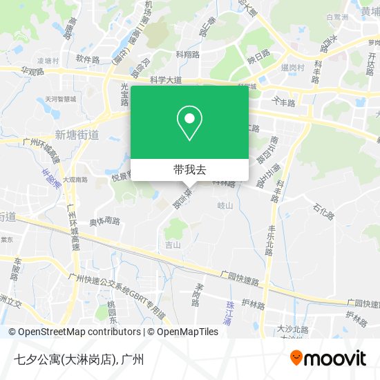 七夕公寓(大淋岗店)地图