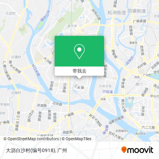 大沥白沙村(编号0918)地图