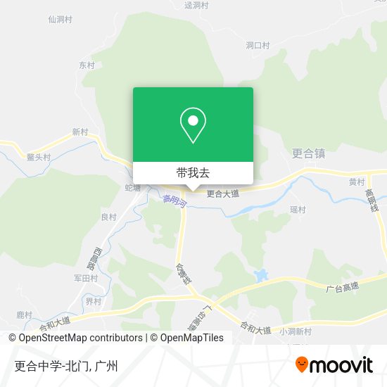 更合中学-北门地图