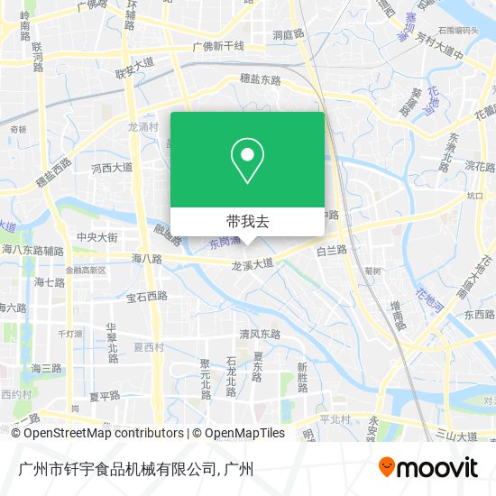 广州市钎宇食品机械有限公司地图