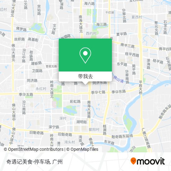 奇遇记美食-停车场地图