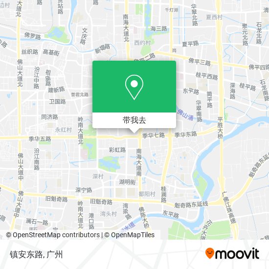 镇安东路地图